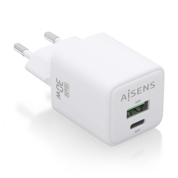 AISENS ASCH-30W2P037-W carregador de dispositivos móveis Universa