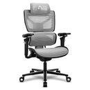 ALPHA GAMER - CADEIRA EM MALHA MIST BLACK/GREY AGMISTBKGRY