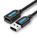 CABO USB 2.0 VENTION CBIBG USB MACHO - USB FEMEA 1.5M PRETO