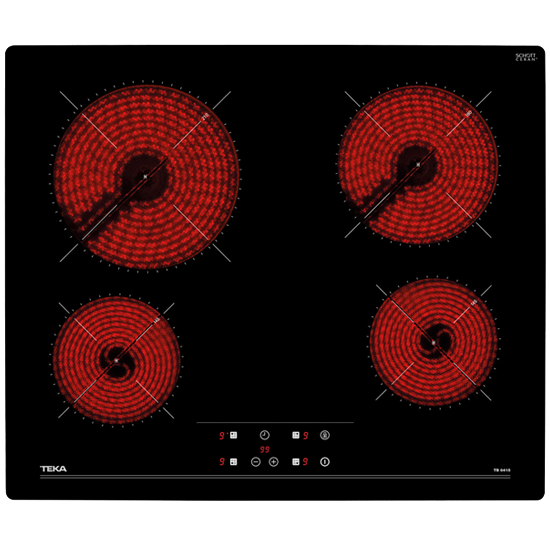 Teka TT 6415 Preto Embutido 60 cm Cerâmica 4 zona(s)