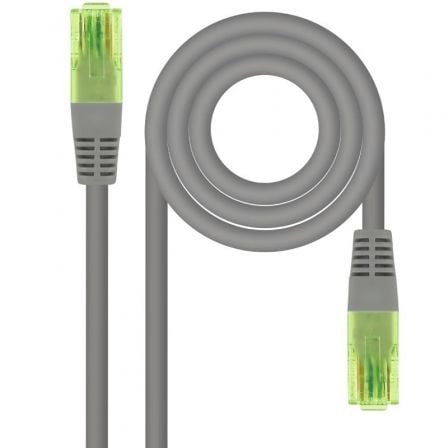 CABLE DE RED RJ45 UTP NANOCABLE 10.20.1407 CAT.6 7M GRIS