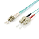 EQUIP CHICOTE FIBRA DUPLEX MULTIMODE 50125 LCSC OM3 TURQUESA LSOH