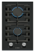 BOSCH DOMINO GAS 30CM VIDRO PRETO