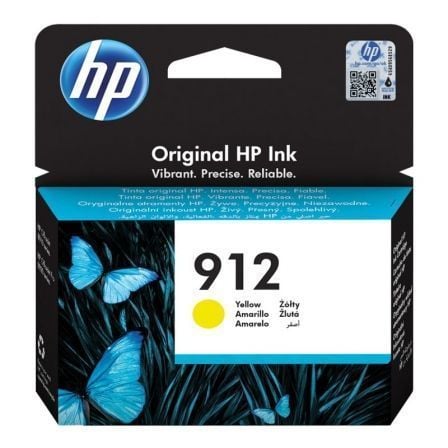 HP Tinteiro Original 912 Amarelo