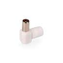 FICHA TV MACHO CURVA 9,5MM RETRACTILADO EDM