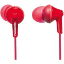AURICULARES INTRAUDITIVOS PANASONIC RP-HJE125 JACK 3.5 VERMELHOS