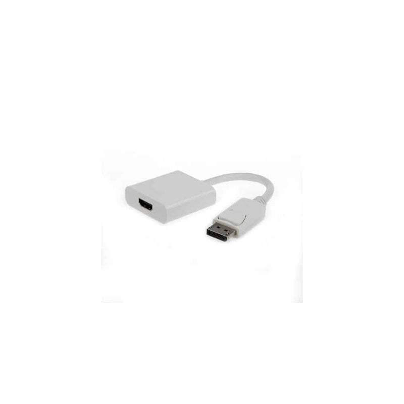 ADAPTADOR DISPLAYPORT PARA HDMI FÃªMEA - BRANCO