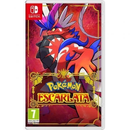 Nintendo Pokémon Scarlet Padrão Chinês tradicional, Alemão, Inglê