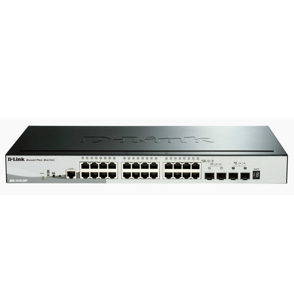 D-LINK SWITCH SMARTPRO 24X101001000+2XSFP+2X10G SFP+ POE+