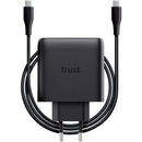 CARGADOR DE PARED GAN TRUST MAXO 65W 1XUSB TIPO-C INCLUYE CABLE U
