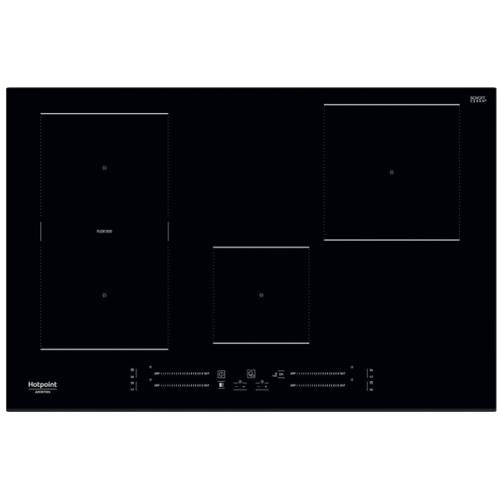 Hotpoint HS 3377C BF Preto Embutido 70 cm Placa com zona de induç