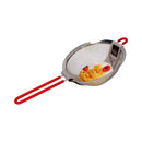 COADOR INOXIDAVEL COM CABO DE SILICONE 20CM