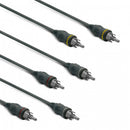 METRONIC - CABO AV 3 RCA MACHO / MACHO 3M 370078