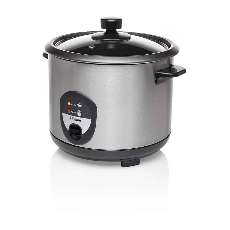 Tristar RK-6127 panela de arroz 1,5 l 500 W Preto, Aço inoxidável