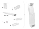 KIT TUBOS AEG COMBO FLEX RETANGULAR M2CKCF01C( BRANCO  - KIT DE M