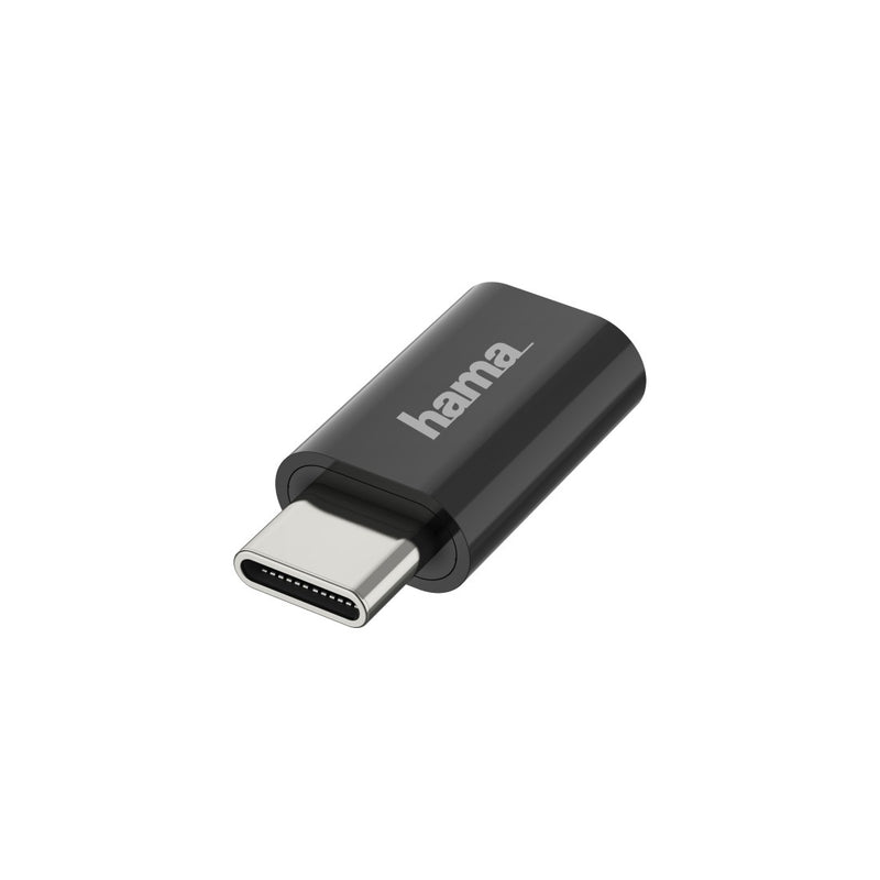 ADAPTADOR HAMA USB TYPE C - MICRO USB B, USB 2.0, 480 MBITS