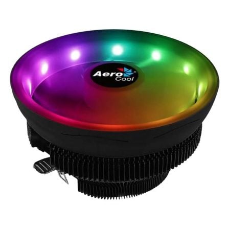 COOLER AEROCOOL  COREPLUS CPU 12CM ARGB PWM FAN, NANOBLACK COATIN