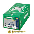 CAIXA 1000 UNIDADES. PARAFUSO DE CABEÇA PLANA UNIVERSAL YELLOX 4X