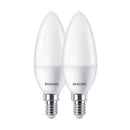 LÂMPADA VELA LED E14 7 W 806 LM 4000 K DAYLIGHT, 2 UDS