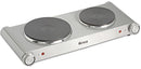 KREA PLACA ELECTRICA 2 ZONAS 2250W CORPO INOX ESCOVADO
