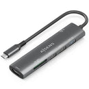 DOCKING USB TIPO-C AISENS ASUC-7P025-GR 1XHDMI 3XUSB 1XUSB TIPO-C
