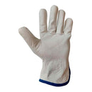 LUVAS DE COURO BOVINO NATURAL, PARA MOTORISTA, T-9 L
