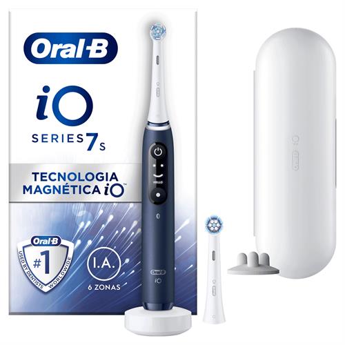 Oral-B iO 7S Adulto Escova oscilante Azul, Branco