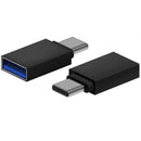 AISENS A108-0717 adaptador para cabos USB-C USB-A Preto