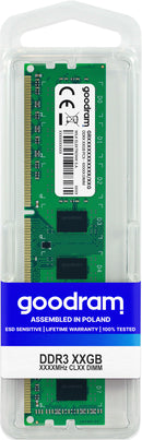 Goodram GR1600D3V64L11/8G módulo de memória 8 GB 1 x 8 GB DDR3 16