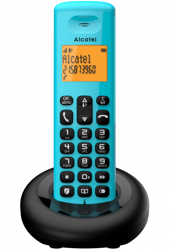 TELEFONO DECT ALCATEL E160 BLUE CALL BLOCK