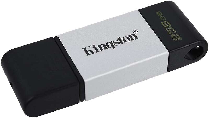 PEN DRIVE KINGSTON 256GB DATATRAVELER 80  USB 3.2  TYPE C - DT80