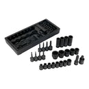 CHAVE DE CAIXA DE IMPACTO DE ½ POL, JOGO DE 27 PEÇAS