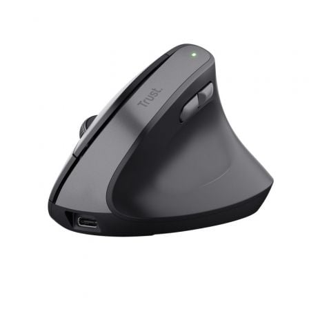 RATO TRUST BAYO II ERGONOMICO, WIRELESS, BLACK