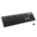 EWENT TECLADO WIRELESS & BLUETOOTH RETROILUMINADO RECARREGAVEL DA