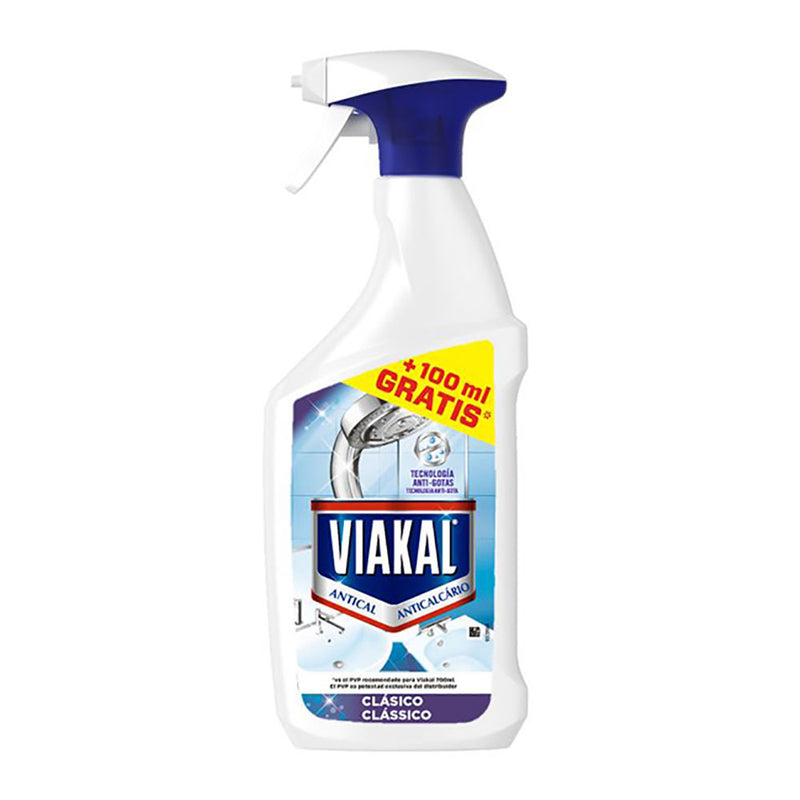 VIAKAL GEL SPRAY 700ML LIMPEZA ANTICALCÁRIO