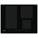 Whirlpool WF S9365 BF/IXL placa Preto Embutido 65 cm Placa com zo