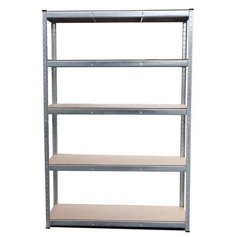 BLIM ESTANTERIA GALVANIZADA 5 BALDAS AJUSTABLES - MEDIDAS 180X90X