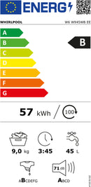 MÁQUINA DE LAVAR ROUPA WHIRLPOL W6W945WBEE 9KG