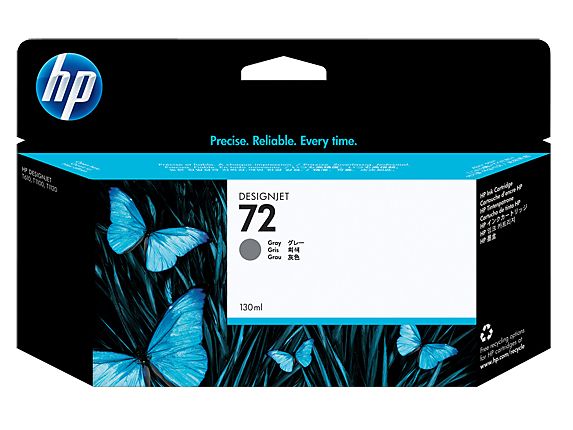 TINTEIRO ORIGINAL HP 72 C9374A CINZA