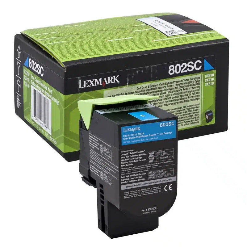 Lexmark 802SC toner 1 unidade(s) Original Ciano