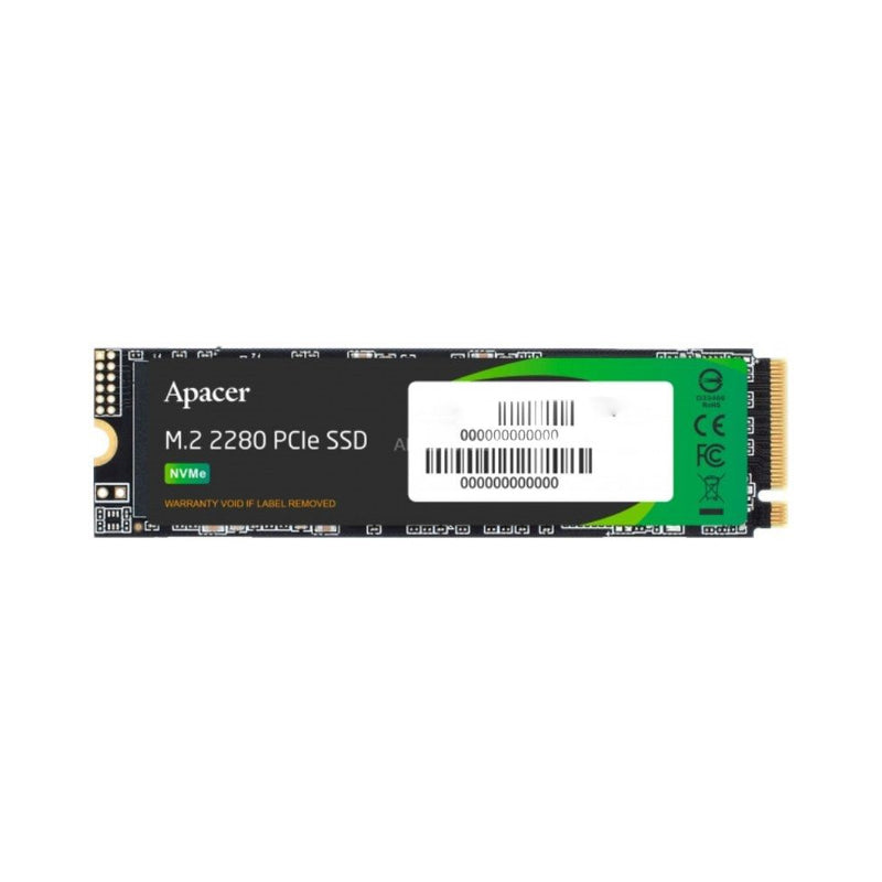 DISCO SSD APACER AS2280P4X 1TB M.2 NVME 2280 PCIE