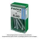 CAIXA S 6 UNID. PARAFUSO METRICO CP M 5X40MM FADIX