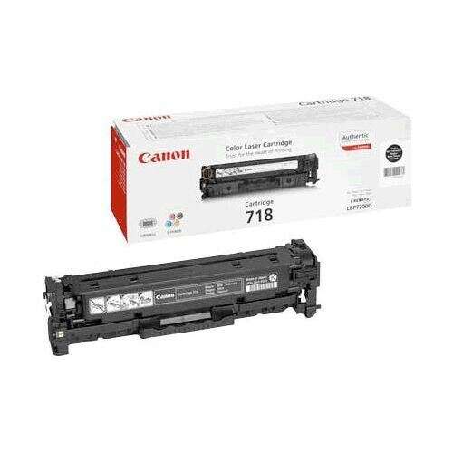 Canon CRG-718 Bk toner 1 unidade(s) Original Preto