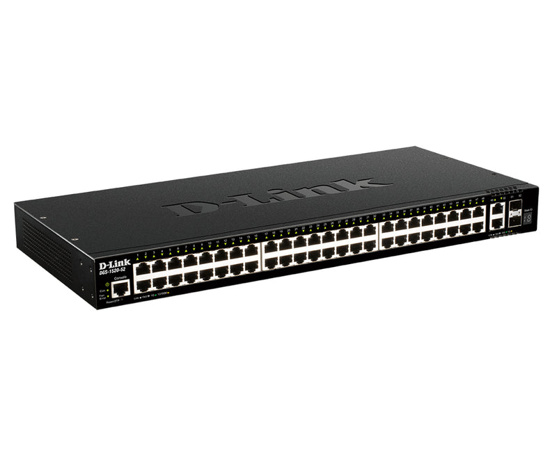 48 PORTS GE + 2 10GE PORTS + 2 SFP+ SMART MANAGED SWITCH