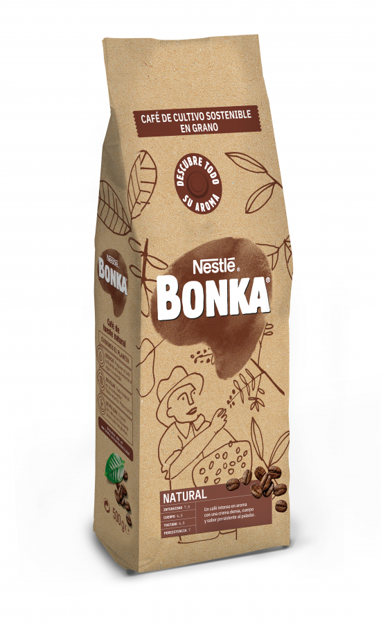 CAFE EN GRANO BONKA 12489818, 500GR NATURAL