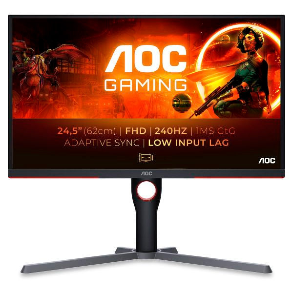 AOC 25G3ZM/BK monitor de ecrã 62,2 cm (24.5") 1920 x 1080 pixels