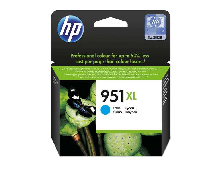 HP Tinteiro Original 951XL Ciano de elevado rendimento