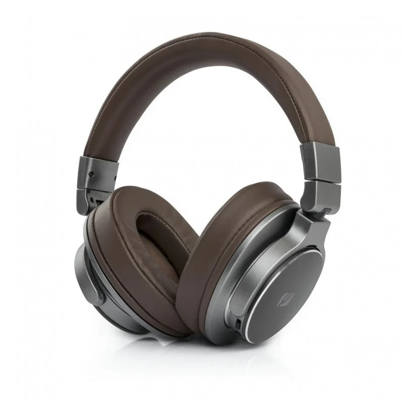 AUSCULTADORES MUSE M-278  BLUETOOTH CINZA E CASTANHO