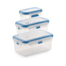 CONJUNTO DE 3 MARMITAS RETANGULARES SUPER LOCK