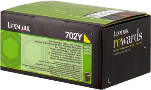 Lexmark 702Y R toner 1 unidade(s) Original Amarelo